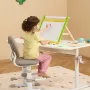 3-i-1 bordplade Kids Art-staffeli dobbeltsidet magnetisk tavle