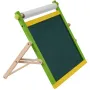 Tabletop Art Easel for Kids, 3-in-1 Wooden Double-Sided Kid's Art Easel with Magnetic Whiteboard, Chalkboard, Paper Roll, Foldab