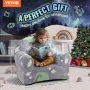 Toddler stol glød i den mørke plys baby stol legerum møbler grå