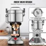 550g Electric Grain Mill Grinder, High Speed 2000W Commercial Spice Grinders, Stainless Steel Pulverizer Powder Machine, for Dry
