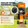 Wood Chipper Shredder Mulcher HeavyDuty Gas Powered 17 cm 420cc 8.6kW