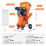 Wood Chipper Shredder Mulcher HeavyDuty Gas Powered 17 cm 420cc 8.6kW