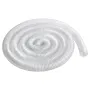 Dust Collection Hose, 2.5" x 20', Thickened PVC Material Puncture-Resistant Flexible Clear Hose with Carbon Steel Wire Coil 4 x 