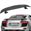 GT Wing Car Spoiler, 46,3 tommer Universal Spoiler, kompatibel med de fleste sedans og kuponer, ABS -materiale med høj styrke,
