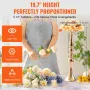 24PCS 50cm/19.7” Tall Wedding Flower Vase, Metal Wedding Centerpiece, Gold Floral Arrangement Stand Display Rack for Tables Wedd