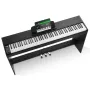 Weighted Digital Piano, 88 Key Fully Weighted Keys, Electric Piano Dual Keyboard & Speakers Simple Cabinet Bracket with Headphon