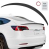 GT Wing Car Spoiler, 48.2 inch Spoiler, Compatible with Tesla Model 3, High Strength ABS Material, Baking Paint, Car Rear