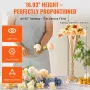 10PCS 43cm/16.9” Tall Wedding Flower Vase, Metal Wedding Trumpet Centerpiece, Gold Floral Stand Display Rack for Tables Wedding 