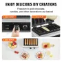 6PCS COMMERCIAL Waffle Stick Maker Waffle Baker Hot Dog Waffle