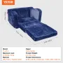 Baby stol sammenfoldelig 2-i-1 comfy baby lounger sofa børn