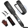 Hair Straightener 1.5-inch Titanium Flat Iron & Negative Ion 25 Temp Level