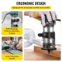 Router Tool, 710W Wood Router, Router for Woodworking with Three Router Collets, Wood Router Tool with Fixed Base, Woodworking R