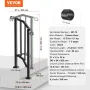 Handrails for Outdoor Steps, 1-2 Step Stair Hand Rail Kit, Transitional Carbon Steel Railings with Installation Kit, Stair Rails