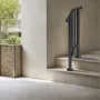 Handrails for Outdoor Steps, 1-2 Step Stair Hand Rail Kit, Transitional Carbon Steel Railings with Installation Kit, Stair Rails