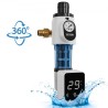 Spin Down-filter, 40 mikron hele husets sedimentfilter til brøndvand, 3/4 "G-M + 1" G-M + 3/4 "G-F, 4 T/H High Flow Rate, for