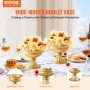 10PCS 16cm/6.3” Tall Wedding Flower Vase, Metal Wedding Centerpiece, Gold Floral Arrangement Stand Display Rack for Tables Weddi