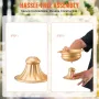 10stk 16 cm/6,3â €  Bryllupsvase Metal Guldblomsterstativ til