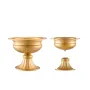 10stk 16 cm/6,3â €  Bryllupsvase Metal Guldblomsterstativ til
