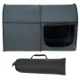 4 Doors Bed Tent Breathable Tent Light Blackout with 0.28 in Fiber Poles 190x99x119cm