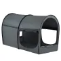 4 Doors Bed Tent Breathable Tent Light Blackout with 0.28 in Fiber Poles 190x99x119cm