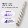 8 in 1 Curling Iron, Ceramic 1.25-Inch Curling Wand Set with 2 Barrels, 2 Brushes, 4 Nozzles for Dry/Straight/Curls/Voluminous, 