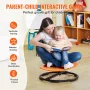 Elephant Kids Swivel Chair, 220 LBS Capacity, 360° Spinning Chair, Autistic Kids Sensory Toy Chair with Non-Slip Metal Base, Tod