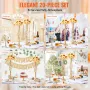 20PCS 58cm/22.83” Tall Wedding Flower Vase, Metal Wedding Centerpiece, Gold Floral Arrangement Stand Display Rack for Tables Wed