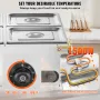 Kommerciel elektrisk mad varmere bordplade buffet 4*8qt pan