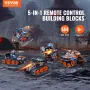 STEM Building Toys til Kids 5 in 1 App & Remote Control