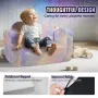 Foldbar baby stol 2-i-1 baby lounger sofa glød i mørke børn sofa