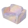 Foldbar baby stol 2-i-1 baby lounger sofa glød i mørke børn sofa