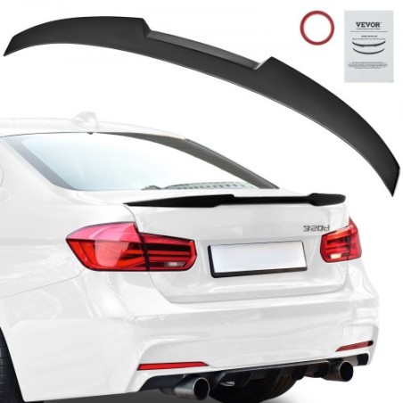 GT Wing Car Spoiler, 48.4 inch Spoiler, Compatible with 2012-2018 BMW F30, High Strength ABS Material, Baking Paint, Car Rear