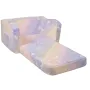 Kids Couch, 2-in-1 Toddler Chairs Comfy, Toddler Couch Sofa Bed Fold Out, Convertible Sofa to Lounger, Kids Chair Seat Playroom 