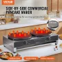 16-tommer Electric Crepe Maker Commercial Crepe Machine 6000W