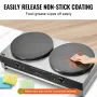 16-tommer Electric Crepe Maker Commercial Crepe Machine 6000W