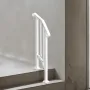 Handrails for Outdoor Steps, 1-2 Step Stair Hand Rail Kit, Transitional Carbon Steel Railings with Installation Kit, Stair Rails
