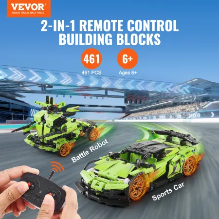 STEM Building Toys til Kids 2 in 1 App & Remote Control