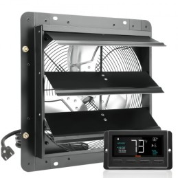 Shutter Exhaust Fan Shop Exhaust Fan 356 mm Remote Control Wall-mount EC