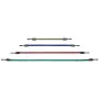 32 Piece Flat Bungee Cord Set, 17 mm Heavy Duty Bungee Straps with A3 Steel J-Hooks, Includes 10", 18", 24", 32", 40", Bungee Ro