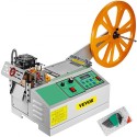 Automatic Cold Tape Cutting Machine Digital Belt Cutter 95mm/3.7in Cutting Width for Plastic Webbing Ribbon Velcro Zipper