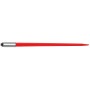 Hay Spear 32" Bale Spear 1350 lbs Capacity, Bale Spike Quick Attach Square Hay Bale Spears 1.4" Wide, Red Coated Bale Forks,