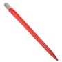 Hay Spear 32" Bale Spear 1350 lbs Capacity, Bale Spike Quick Attach Square Hay Bale Spears 1.4" Wide, Red Coated Bale Forks,