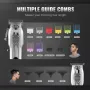 Professional Hair Clipper for Men, Cordless Barber Clippers and Trimmers Set, LCD Display Beard Trimmer for Hair Cutting, Men's 