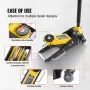 Lav profil gulv jack 2 ton tunge dobbelt stempel hurtig pumpe