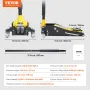 Low Profile Floor Jack 2 Ton (4400 lbs) , Heavy Duty Aluminum Hydraulic Racing Floor Jack, Hydraulic Car Jack, Dual Piston Quick