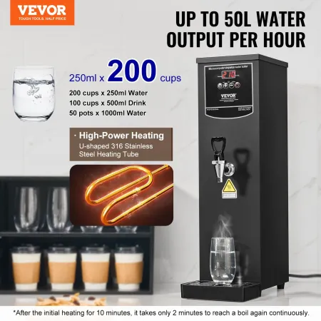 15L kommerciel vandkedel elektrisk varmt vand dispenser