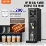 Commercial Water Boiler, Electric Hot Water Dispenser with 316 Stainless Steel Heating Tube, 2500W Step-by-step Fast Heating 50L