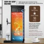 Commercial Water Boiler, Electric Hot Water Dispenser with 316 Stainless Steel Heating Tube, 2500W Step-by-step Fast Heating 50L