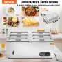 Kommerciel elektrisk mad Varmere bordplade Buffet 6*5Qt Pan
