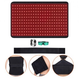Rødlys terapi Mat til krop 264pcs LED Light Therapy Pad 3 Bølgelængder